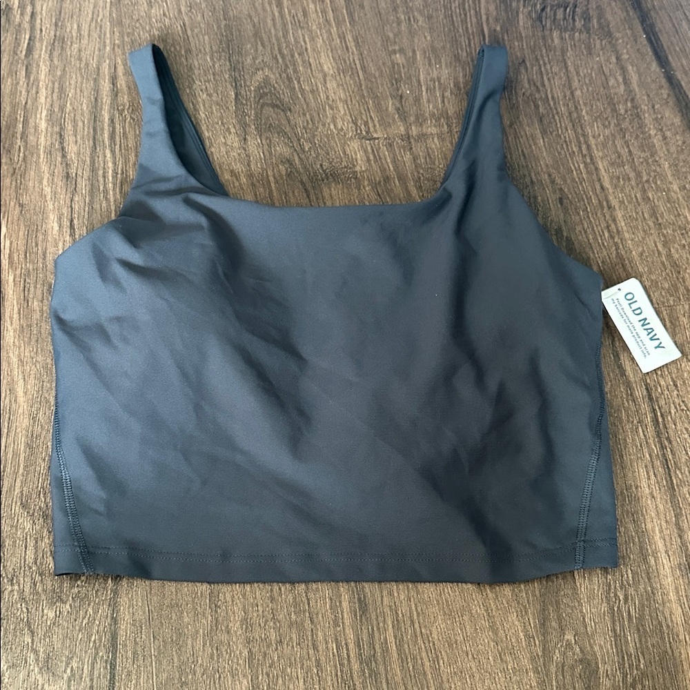 NWT! Navy Blue Light Support PowerSoft Longline Sports Bra 🚦 - Picture 9 of 10